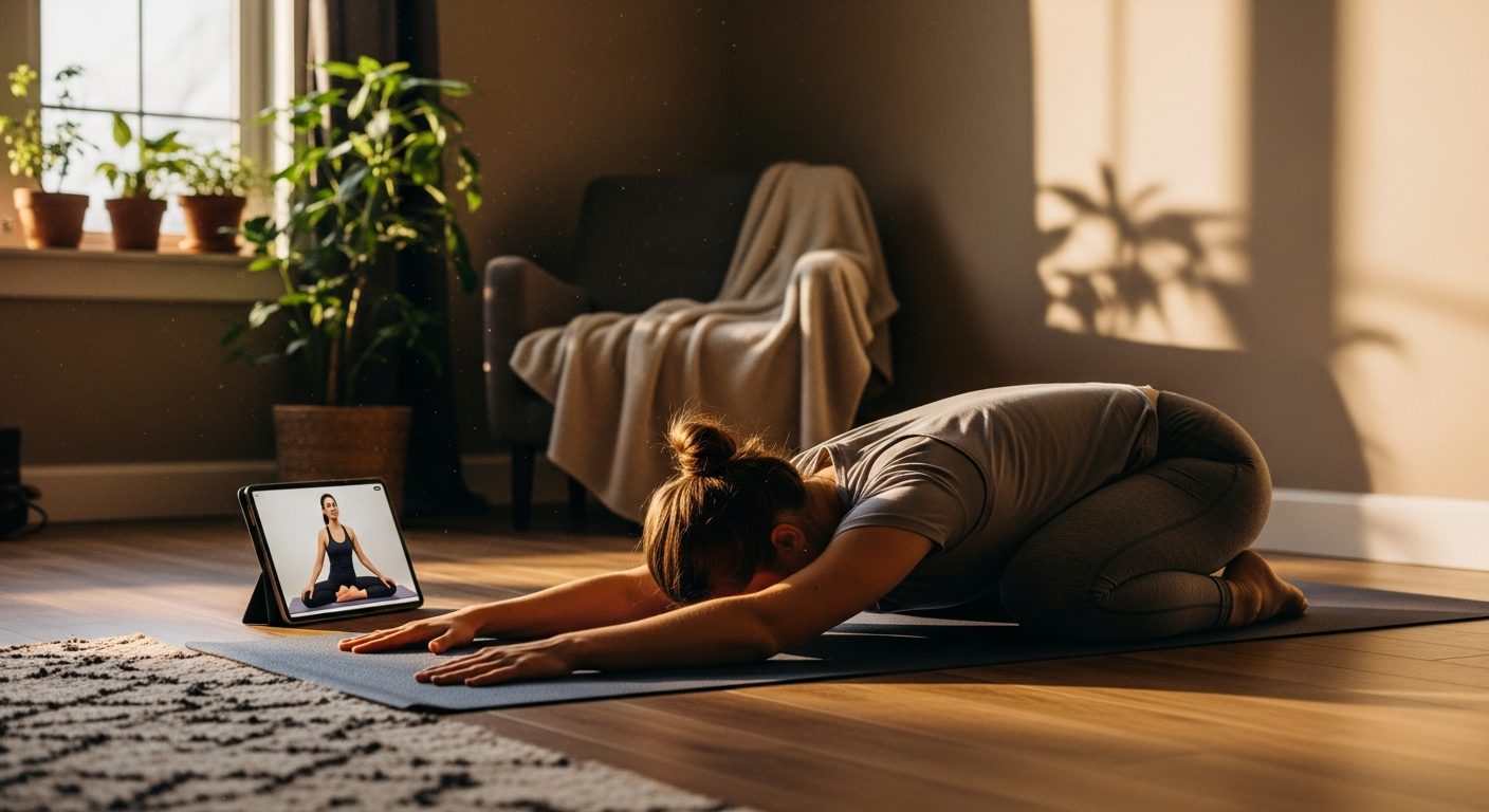 Home yoga practice